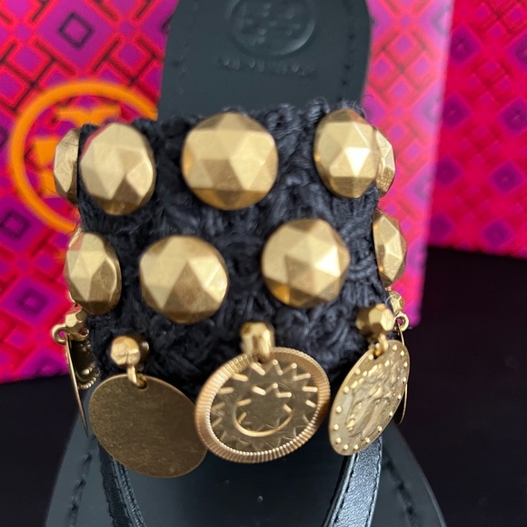 Tory Burch Patos Coin Thong Sandals - New in box - Picture 7 of 9